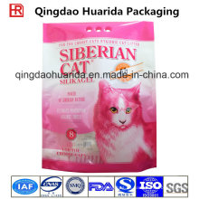 Stand up compuesto de plástico impreso 8L Cat Litter Packing Bag